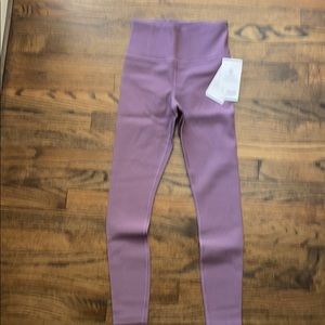 Athleta high rise ribbed elation tights